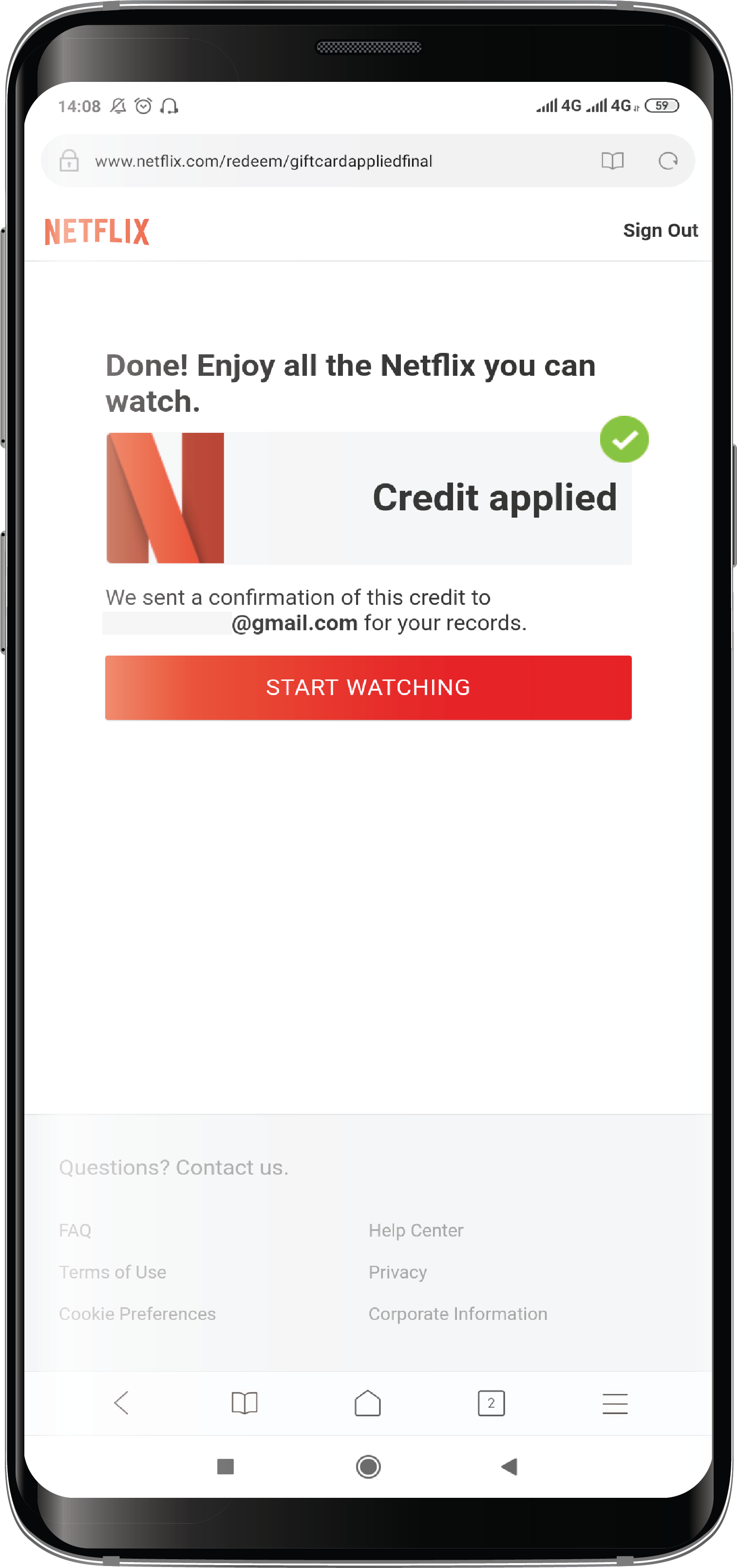 How to Redeem Netflix Voucher United Arab Emirates